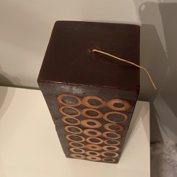 Solid candle accent. Unscented. Made in Thailand. - Picture 2 of 5